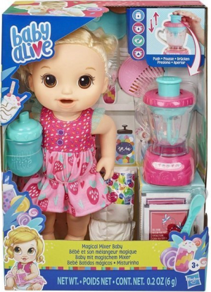 BABY ALIVE LALKA Z MIKSEREM BLONDYNKA