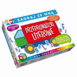 ZAGRAJ ZE MNA PRZEPROWADZKI LITEROWE GRA EDUKACYJNA