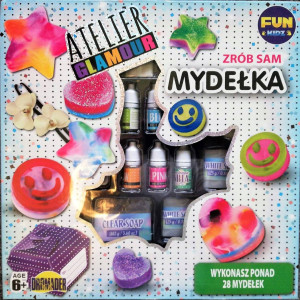 ZESTAW GLAMOUR MYDEŁKA FOREMKI BROKAT