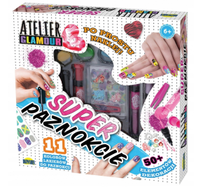 ATELIER GLAMOUR KOLOROWE PAZNOKCIE I USTA