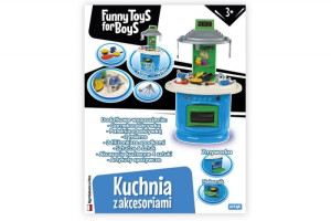 KUCHNIA 100 CM DLA CHŁOPCÓW AKCESORIA ZABAWKA