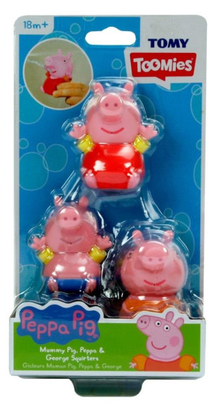 ŚWINKA PEPPA FIGURKI DO WODY ZE ŚWINKĄ MAMĄ NOWE