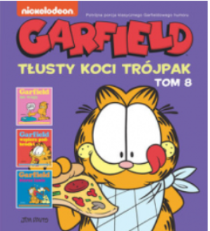 GARFIELD TŁUST KOCI TRÓJPAK TOM 8