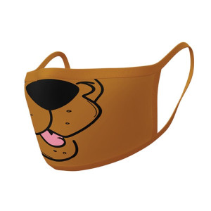 SCOOBY DOO MASECZKA OCHRONNA 2 SZT 3 WARSTWY FILTRUJĄCE