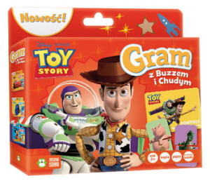 GRAM Z BUZZEM I CHUDYM KSIĄŻKA DOMINO PUZZLE DISNEY