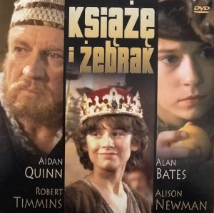 KSIĄŻĘ I ŻEBRAK DVD QUINN BATES NEWMAN TIMMINS