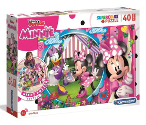 PUZZLE 40 PODŁOGOWE SUPER KOLOR MINNIE