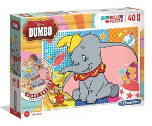 PUZZLE 40 PODŁOGOWE SUPER KOLOR DUMBO