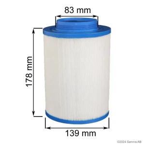 Kuben Spafilter Sc745 Som Ersätter L.A. Spas Bag Filter