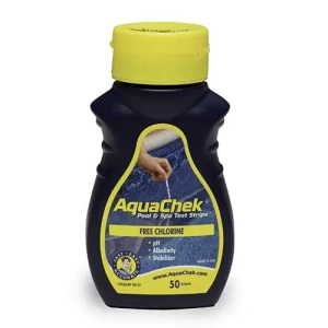 Kuben Teststickor För Klor, Aquachek Yellow.