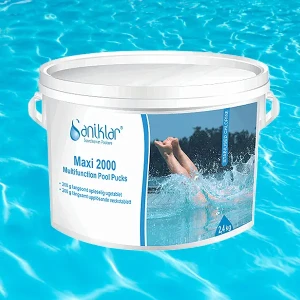 Kuben Poolpuckar Saniklar Maxi2000 Tabs 200 G, 2,4 Kg