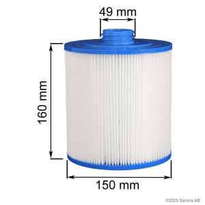 Kuben Denform Filter, Korta Modellen 16cm