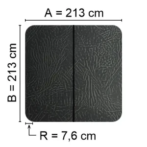 Kuben Spalock 213 X 213 R = 7,6 Cm Grått Passar Catalina M. Fl.