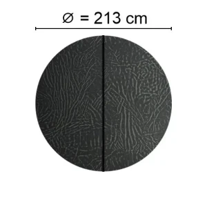Kuben Spalock Ø Runt 213 Cm Grått För Nordic Hot Tubs, Folkpool M. Fl.