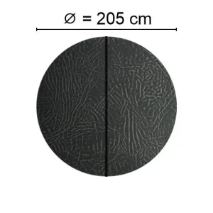 Kuben Spalock Ø Runt 205 Cm Grått För Hydropool Och Marquis Med Flera