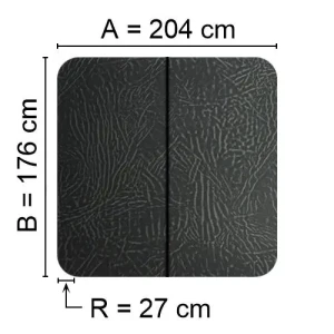 Kuben Spalock 204 X 176 R=27 Cm Grått, Folkpool Nordic Retreat M. Fl.