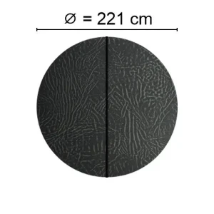 Kuben Spalock Ø Runt 221 Cm Grått Passar Dimension One Arena M. Fl.