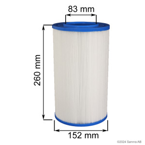 Kuben Spafilter 260x152 Till Hydropool Serenity 2020-