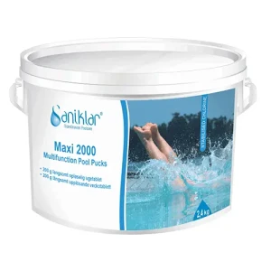 Kuben Poolpuckar Saniklar Maxi2000 Tabs 200 G, 2,4 Kg