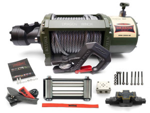 Dragon Winch DWHI 20000 HD + sterowanie Wyciągarka hydrauliczna o uciągu 9,1 T Hidra samochodowa do lawety