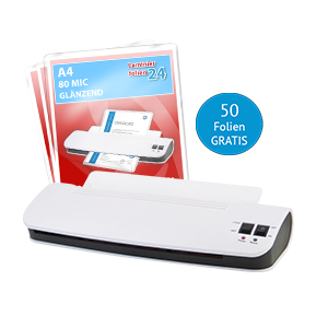 Laminierger&auml;t A4 XLam 220 + 50 Laminierfolien A4