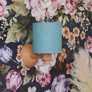 Kinkiet lniany miętowy Linen Mint