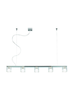 HIT 2023 Lampa wisząca Cubetto 5 D28A0600 transparentna Fabbian