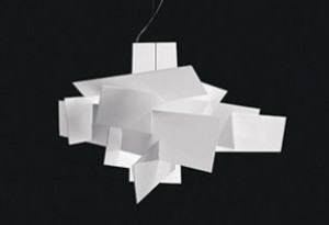 HIT 2023 Lampa wisząca Big Bang 151007 10 biała Foscarini