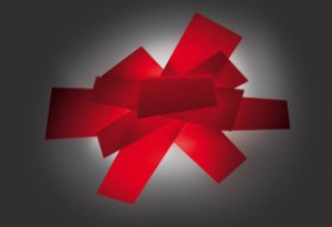 HIT 2023 Kinkiet/plafon Big Bang 151005 63 czerwony Foscarini
