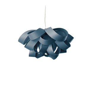 HIT 2023 Lampa wisząca drewniana Agatha Small niebieska LZF