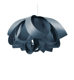 HIT 2023 Lampa wisząca drewniana Agatha Large niebieska LZF