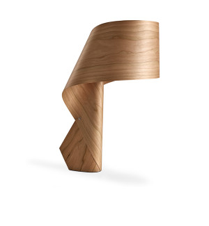 HIT 2023 Lampa biurkowa drewniana Air wiśnia LZF