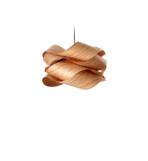 HIT 2023 Lampa wisząca drewniana Link Small wiśnia LZF