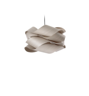 HIT 2023 Lampa wisząca drewniana Link Small szara LZF