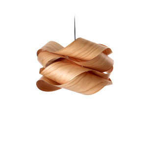 HIT 2023 Lampa wisząca drewniana Link Large wiśnia LZF
