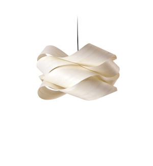 HIT 2023 Lampa wisząca drewniana Link Large biała LZF