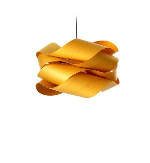 HIT 2023 Lampa wisząca drewniana Link Large żółta LZF