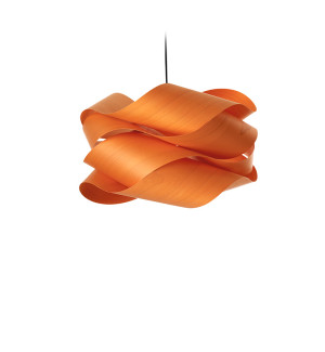 HIT 2023 Lampa wisząca drewniana Link Large pomarańczowa LZF