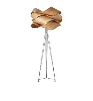HIT 2023 Lampa podłogowa drewniana Link wiśnia LZF