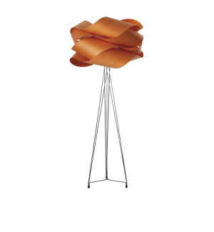 HIT 2023 Lampa podłogowa drewniana Link pomarańczowa LZF
