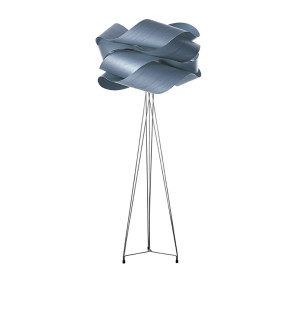 HIT 2023 Lampa podłogowa drewniana Link niebieska LZF