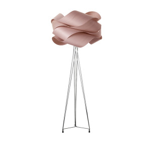HIT 2023 Lampa podłogowa drewniana Link jasnoróżowa LZF