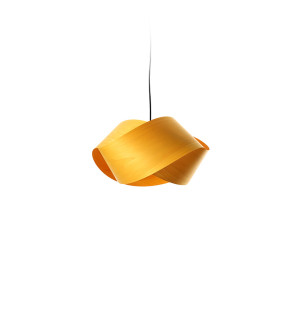 HIT 2023 Lampa wisząca drewniana Nut żółta LZF
