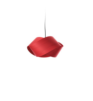 HIT 2023 Lampa wisząca drewniana Nut czerwona LZF