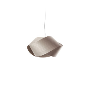 HIT 2023 Lampa wisząca drewniana Nut szara LZF