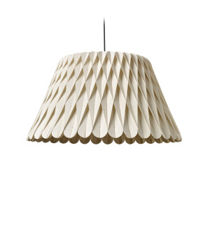 HIT 2023 Lampa wisząca drewniana Lola Large biała LZF