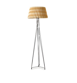 HIT 2023 Lampa podłogowa drewniana Lola buk LZF