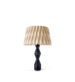 HIT 2023 Lampa biurkowa drewniana Lola Lux Medium biała LZF