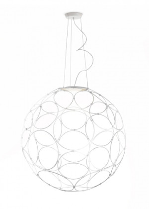 HIT 2023 Lampa wisząca Giro 85 biała F30A0301 Fabbian
