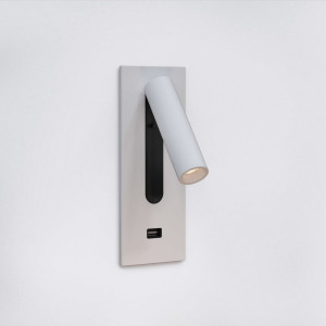 HIT 2023 Wpust ścienny Fuse USB z włącznikiem biały 1215081 Astro Lighting